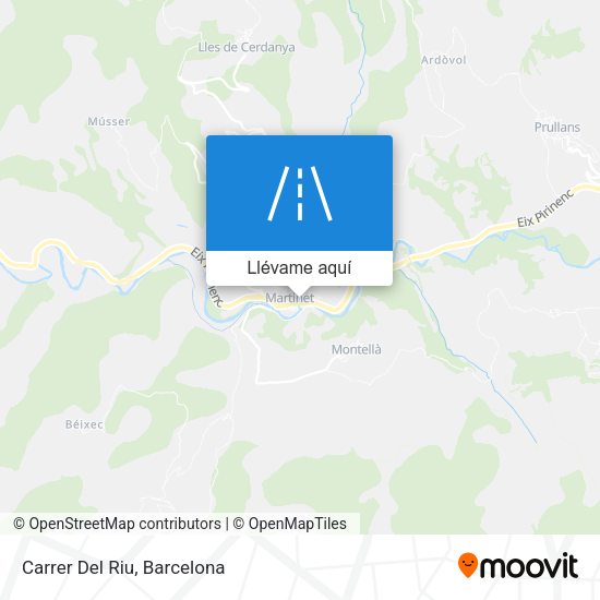Mapa Carrer Del Riu