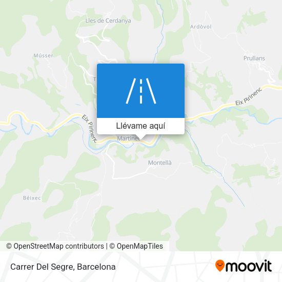 Mapa Carrer Del Segre