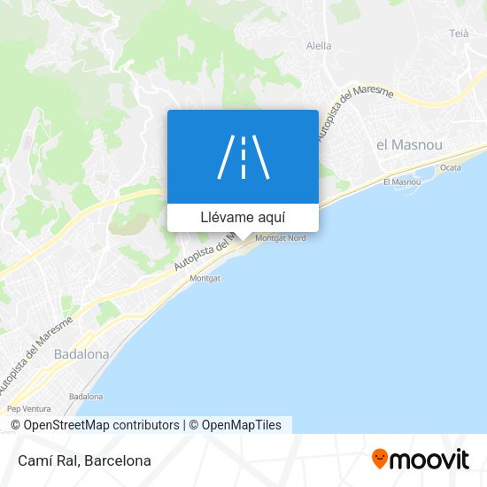 Mapa Camí Ral