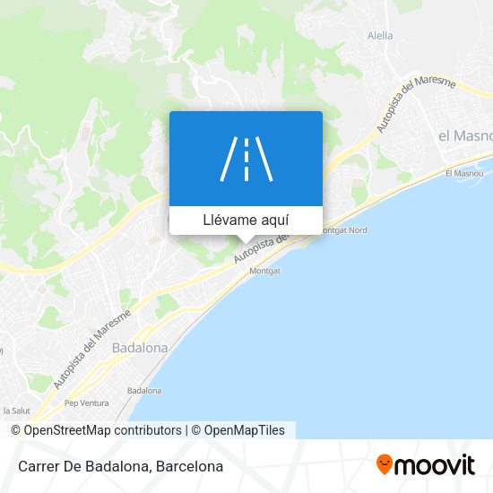 Mapa Carrer De Badalona