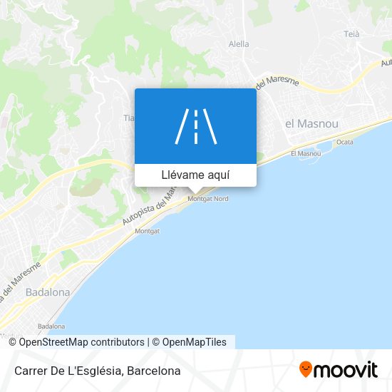 Mapa Carrer De L'Església