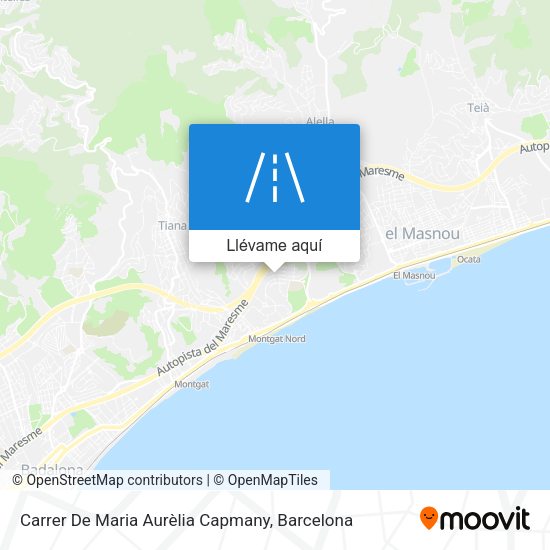 Mapa Carrer De Maria Aurèlia Capmany