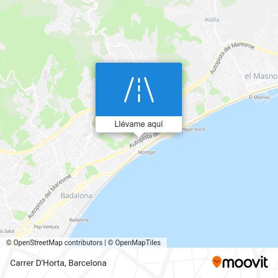 Mapa Carrer D'Horta