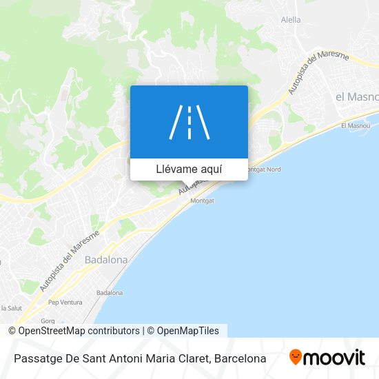 Mapa Passatge De Sant Antoni Maria Claret