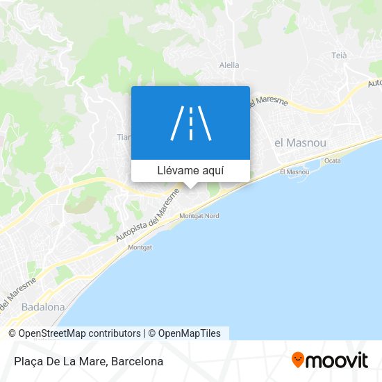 Mapa Plaça De La Mare