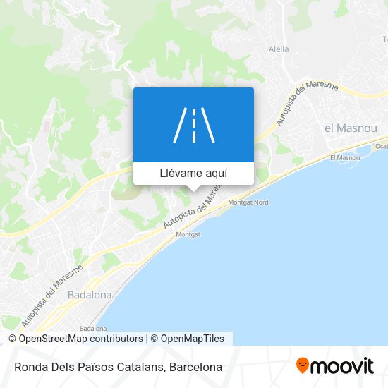 Mapa Ronda Dels Països Catalans