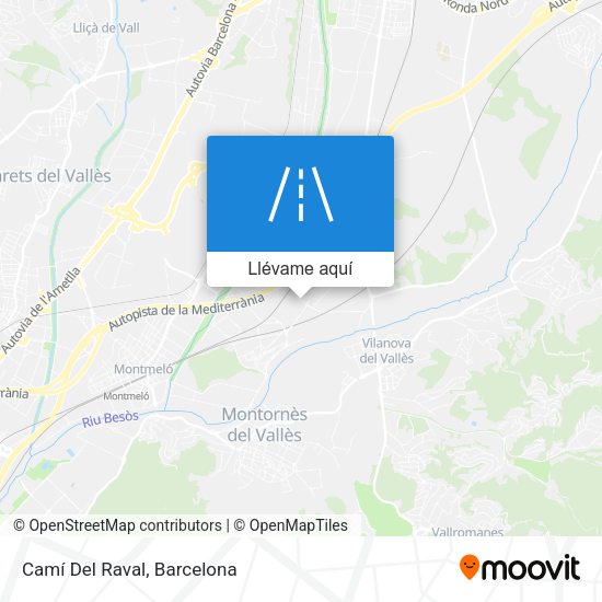 Mapa Camí Del Raval
