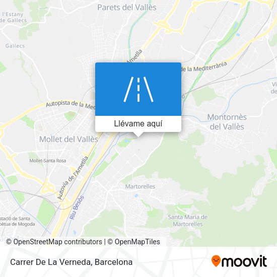 Mapa Carrer De La Verneda