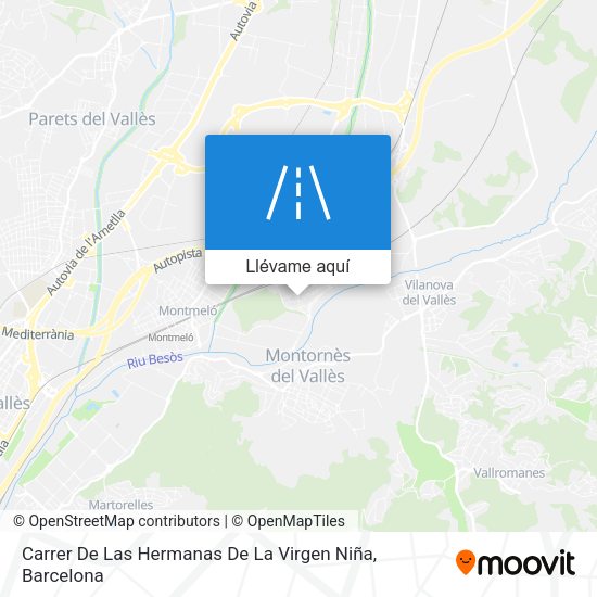 Mapa Carrer De Las Hermanas De La Virgen Niña