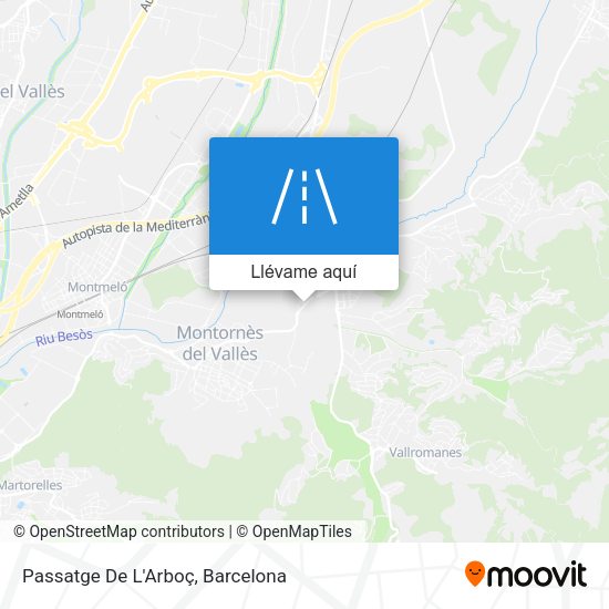Mapa Passatge De L'Arboç