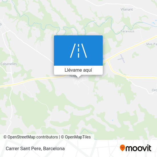 Mapa Carrer Sant Pere