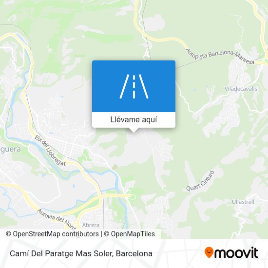 Mapa Camí Del Paratge Mas Soler