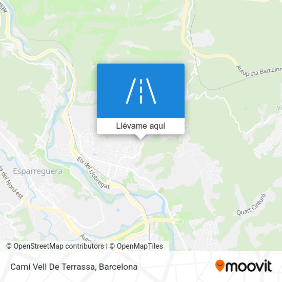Mapa Camí Vell De Terrassa