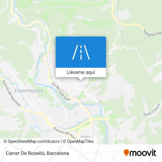 Mapa Carrer De Roselló