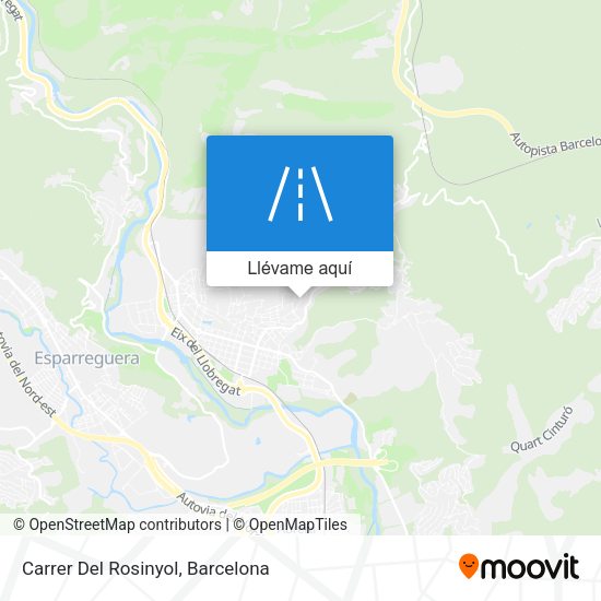 Mapa Carrer Del Rosinyol