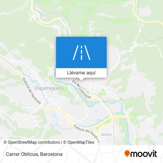 Mapa Carrer Oblicua