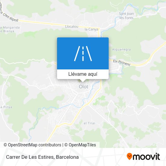 Mapa Carrer De Les Estires