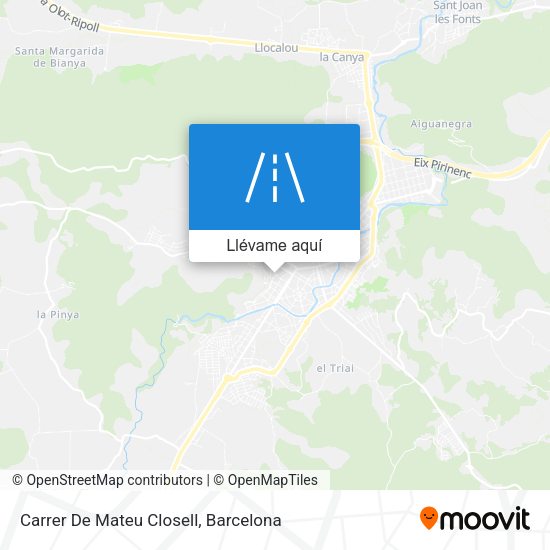 Mapa Carrer De Mateu Closell