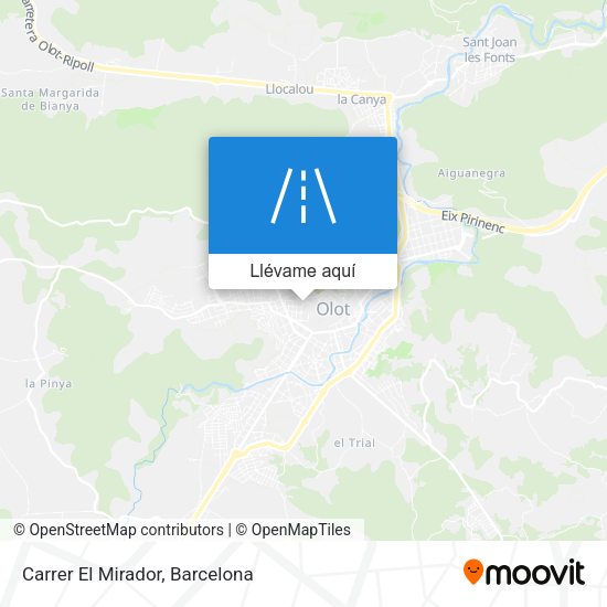 Mapa Carrer El Mirador