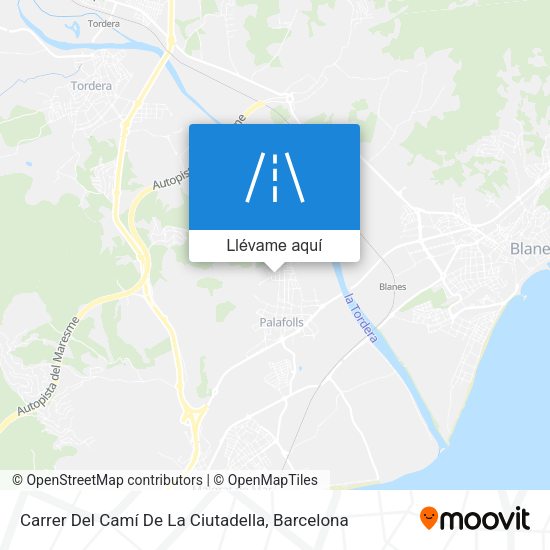 Mapa Carrer Del Camí De La Ciutadella