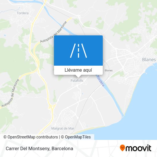 Mapa Carrer Del Montseny