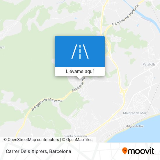 Mapa Carrer Dels Xiprers