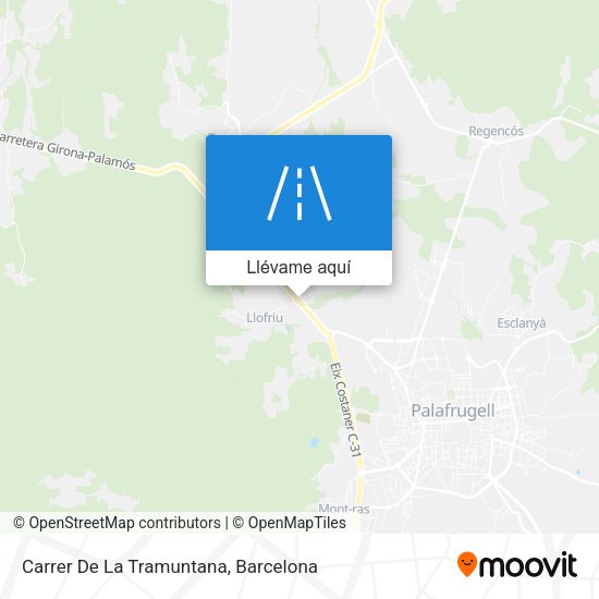 Mapa Carrer De La Tramuntana