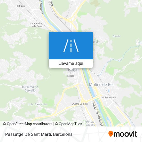 Mapa Passatge De Sant Martí