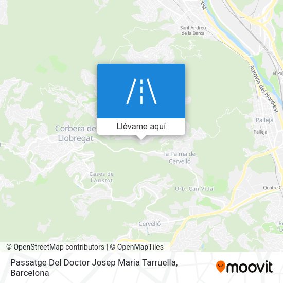 Mapa Passatge Del Doctor Josep Maria Tarruella
