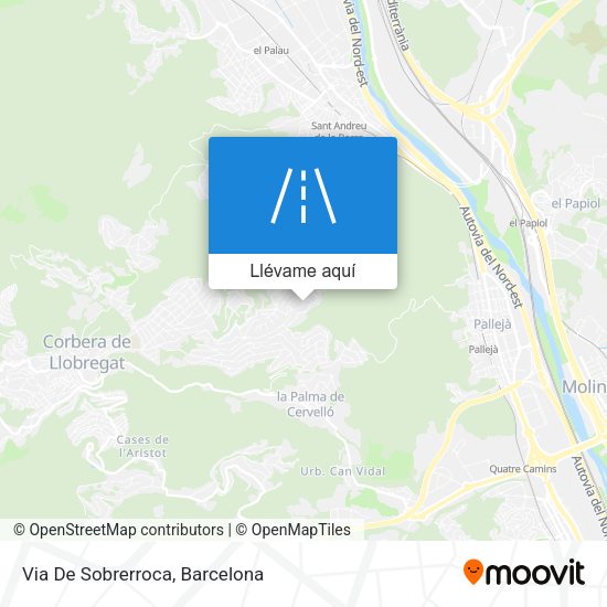 Mapa Via De Sobrerroca