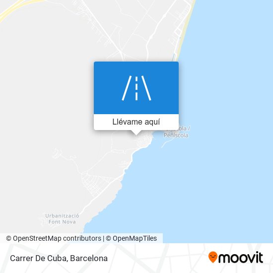 Mapa Carrer De Cuba