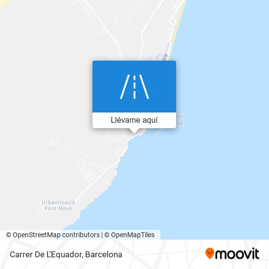 Mapa Carrer De L'Equador