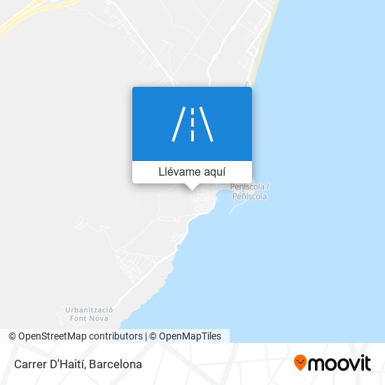 Mapa Carrer D'Haití
