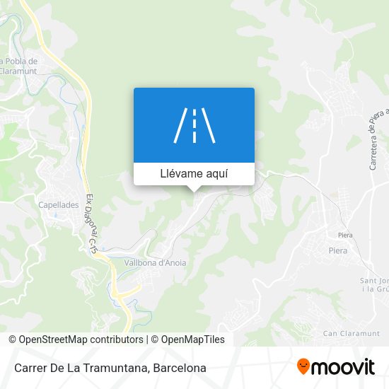 Mapa Carrer De La Tramuntana