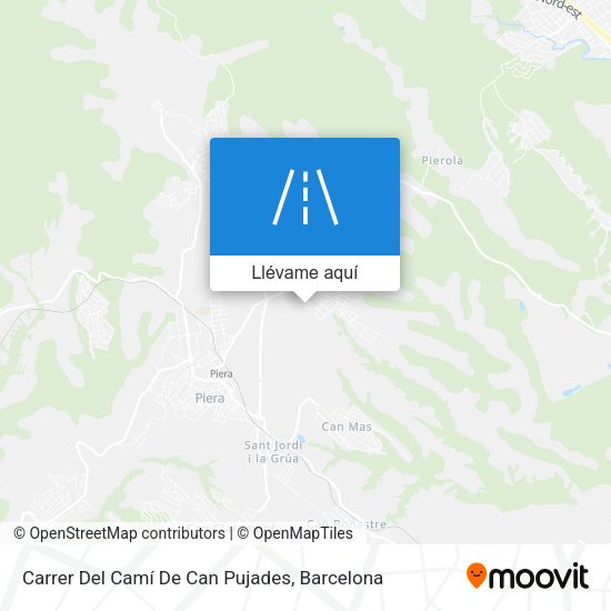 Mapa Carrer Del Camí De Can Pujades