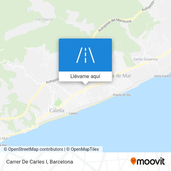 Mapa Carrer De Carles I