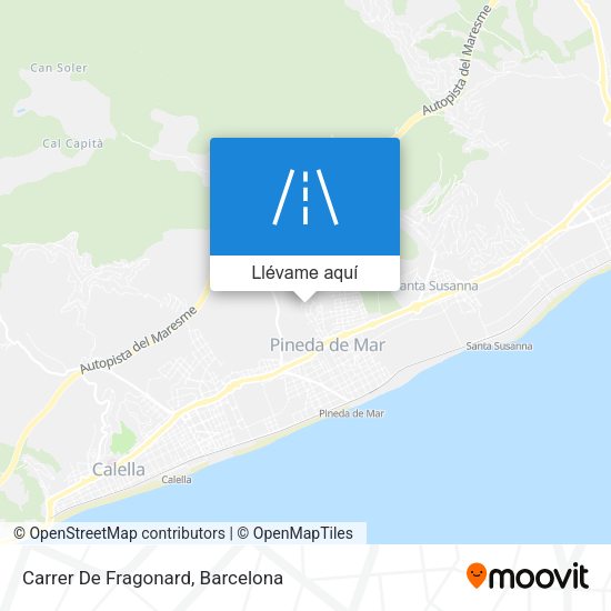 Mapa Carrer De Fragonard