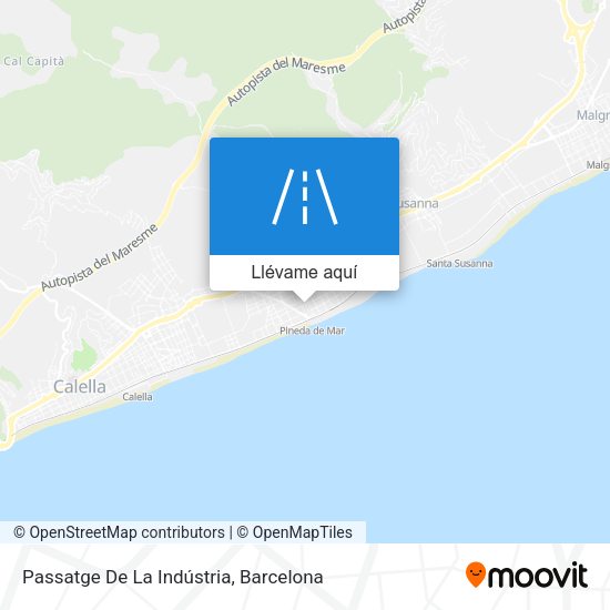 Mapa Passatge De La Indústria