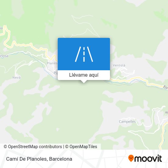 Mapa Camí De Planoles