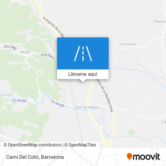 Mapa Camí Del Cotó