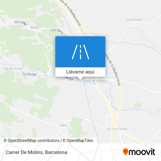 Mapa Carrer De Molins