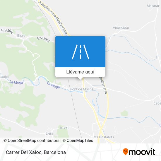 Mapa Carrer Del Xaloc