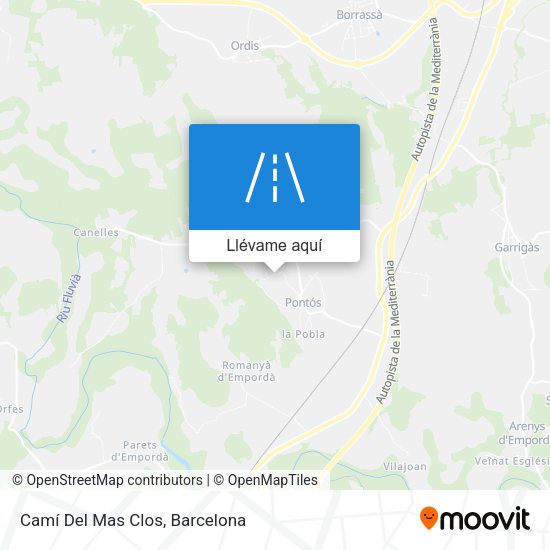 Mapa Camí Del Mas Clos