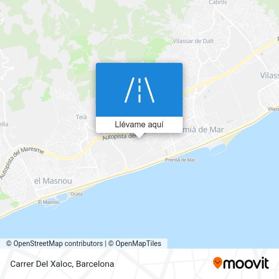 Mapa Carrer Del Xaloc