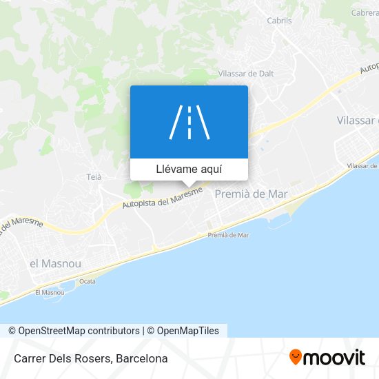 Mapa Carrer Dels Rosers