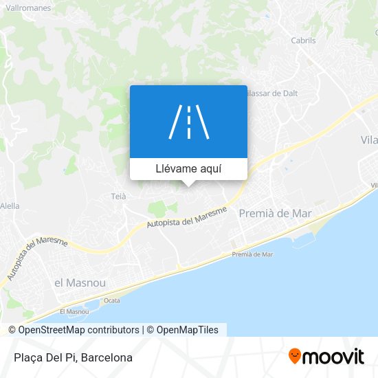 Mapa Plaça Del Pi