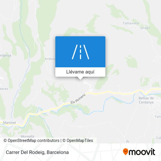 Mapa Carrer Del Rodeig