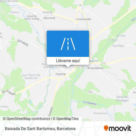 Mapa Baixada De Sant Bartomeu