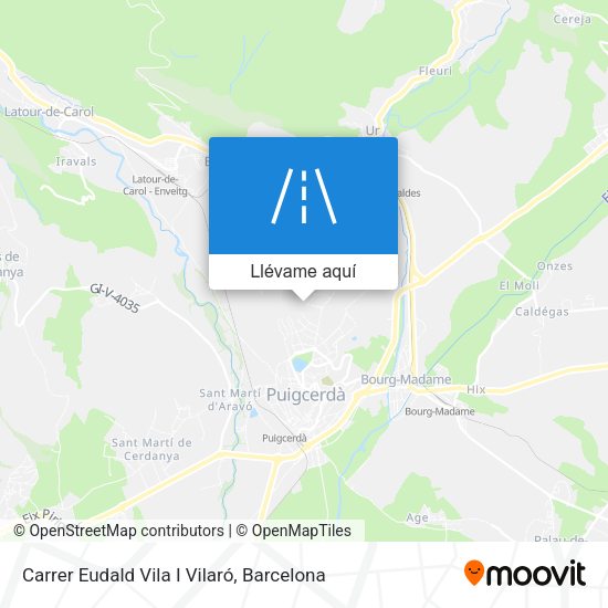 Mapa Carrer Eudald Vila I Vilaró