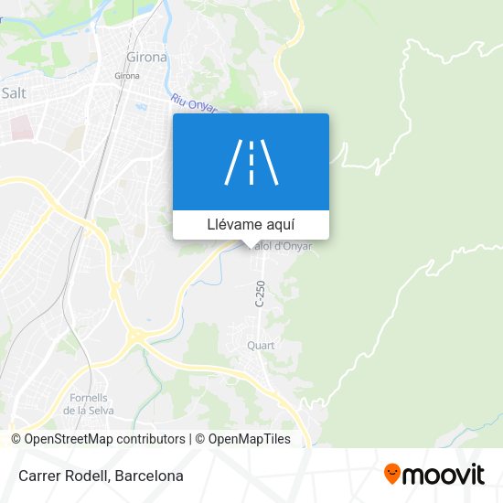 Mapa Carrer Rodell